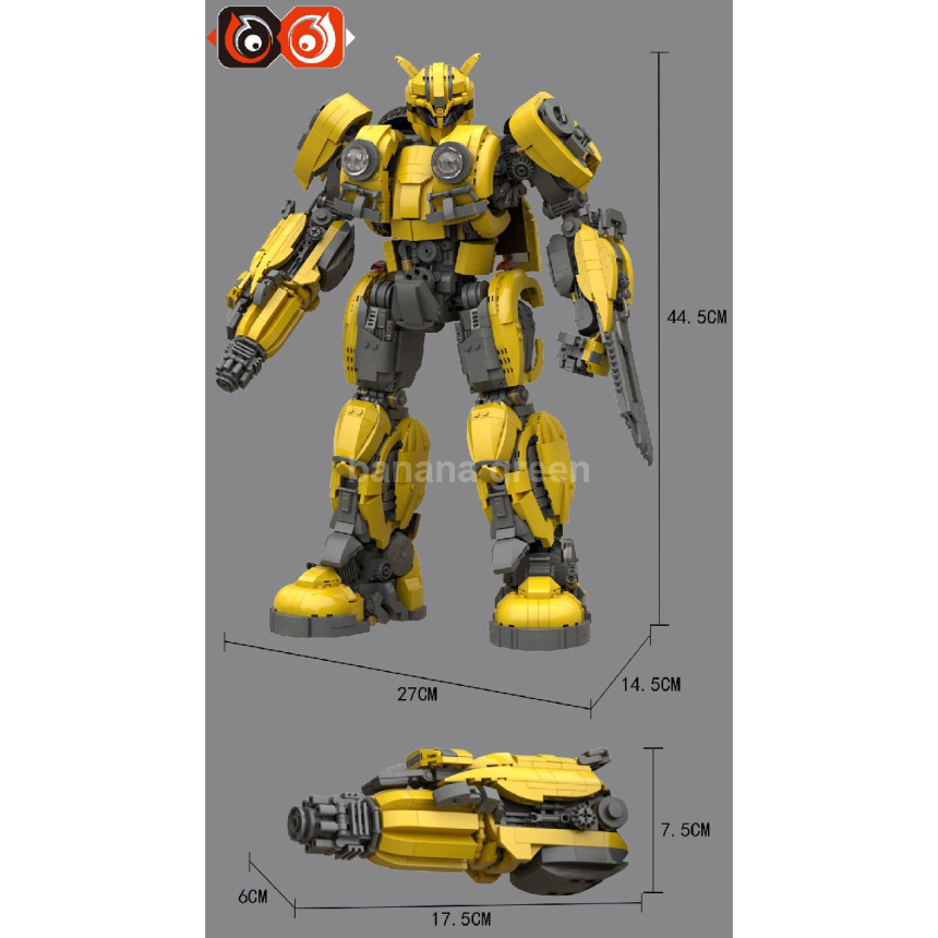 66모형 663 범블비 3500피스 블록 45cm