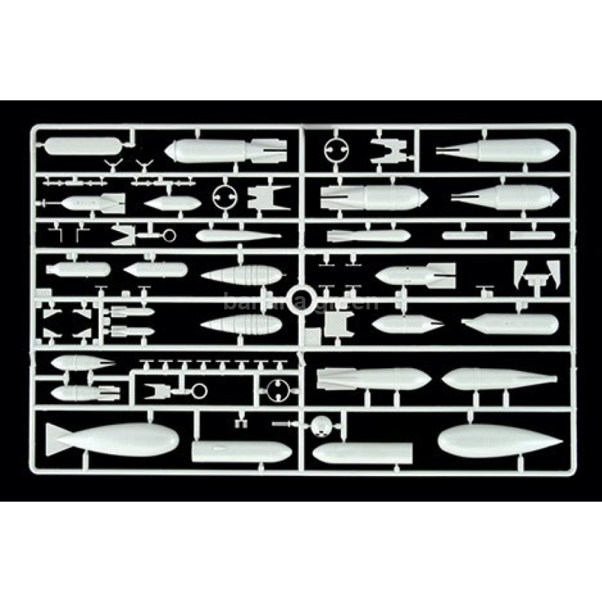 타미야 이타레리 1/48 비행기 시리즈 2691 WWII 독일 항공기용 웨폰 세트 38691