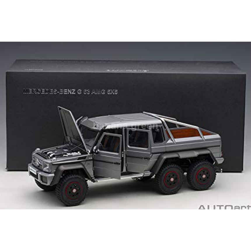 AUTOart 오토아트 1/18 메르세데스-벤츠 G63 AMG 6X6 매트 메탈릭 그레이 76308