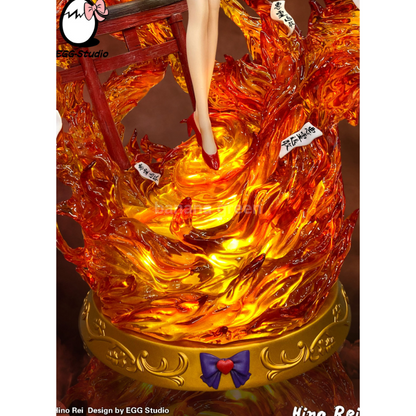 세일러문(EGG-STUDIO)-LED 1/5 세일러 마스 히노 레이 GK 레진 피규어