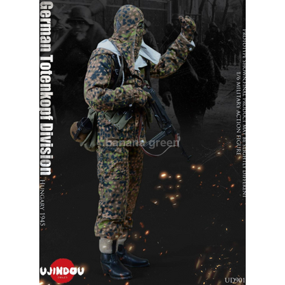 UJINDOU UD9011 WWII 독일군 1/6 Totenkopf 데스마스크 헝가리 1945