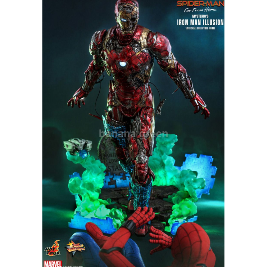 핫토이 HOTTOYS MMS580 스파이더맨 파프롬홈 1/6 미스테리오 아이언맨 일루전