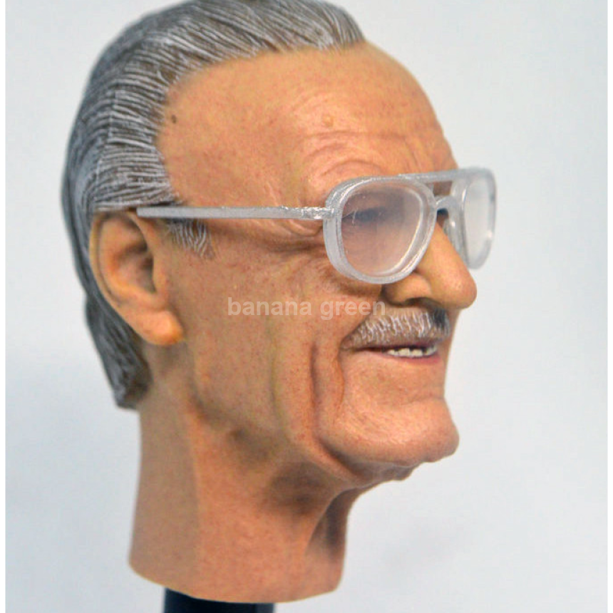 커스텀 MARVEL STAN LEE 마블 1/6 스탠 리 피규어헤드