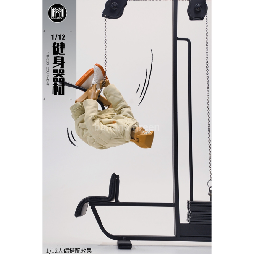 (출시) mmmtoys M2307 피트니스 헬스 피규어 디오라마 1/12