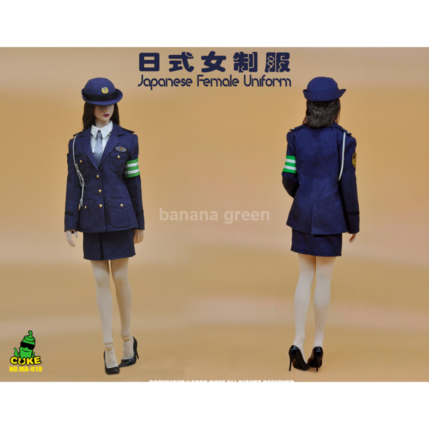 CUKE TOYS MA-019 일본 여성 유니폼 피규어 의상 세트 1/6