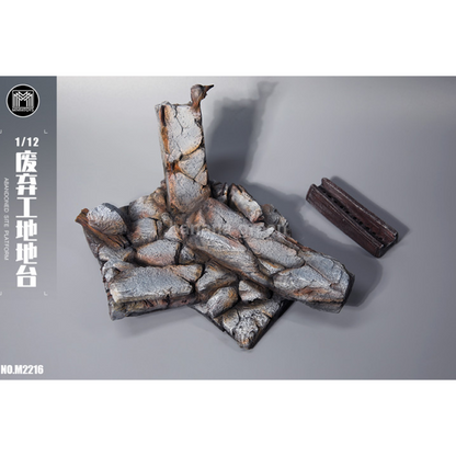MMMTOYS M2216 피규어 폐공사장 디오라마 1/12