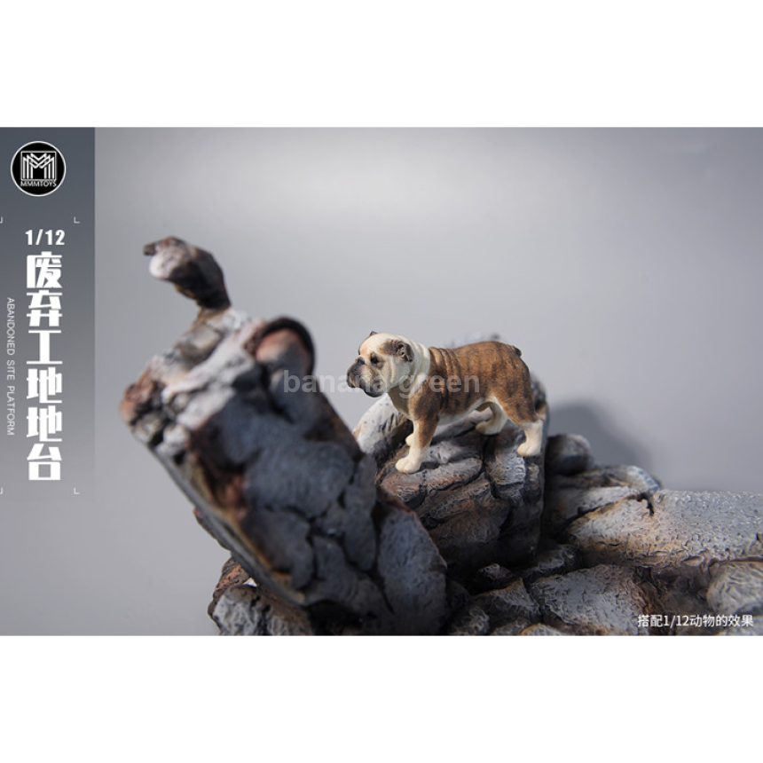 MMMTOYS M2216 피규어 폐공사장 디오라마 1/12