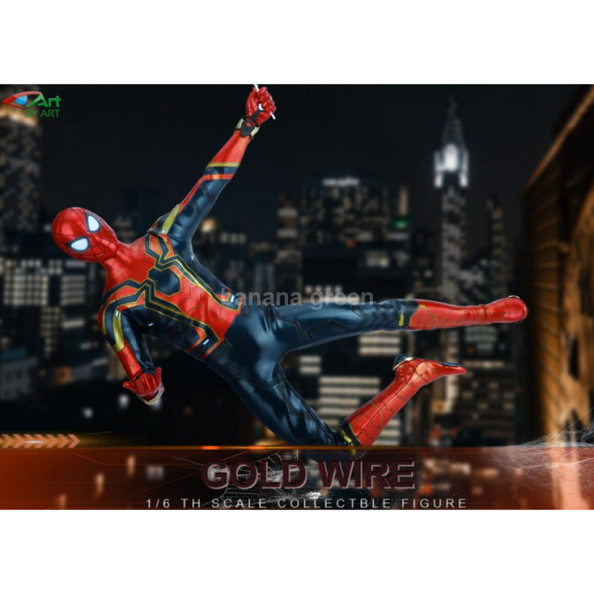 바이아트 BY-ART BY-018 스파이더맨 골드 와이어 1/6