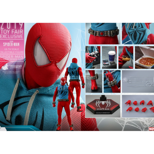 핫토이 스파이더맨피규어 토이페어 스칼렛 스파이더 수트 HotToys VGM34