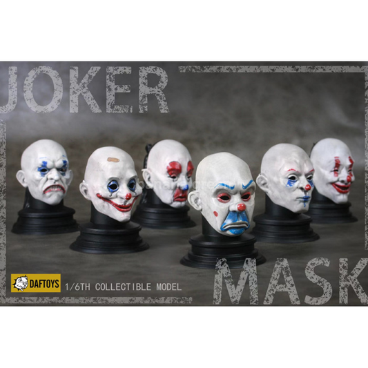 DAFTOYS F025 1/6 조커 뱅크 로버 마스크 6 세트