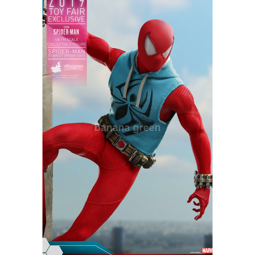 핫토이 HOTTOYS VGM34 마블 스파이더맨 1/6 스칼렛수트