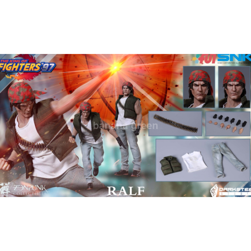 DarkSteel Toys x ZenPunk DSA-002 더킹오브파이터즈97 1/6 랄프