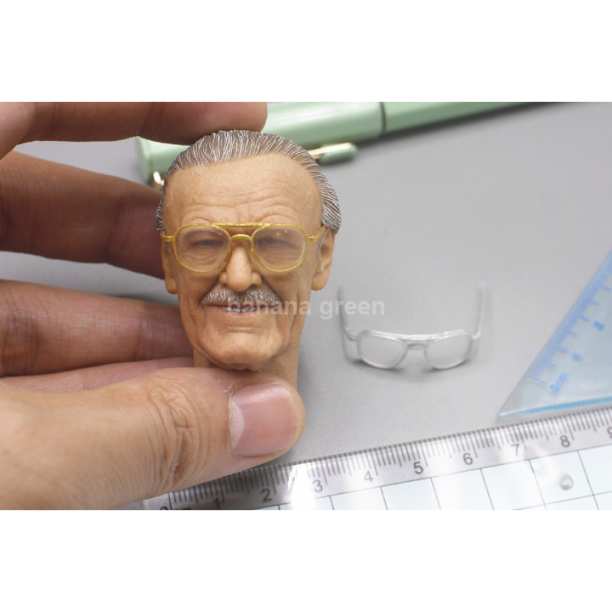 커스텀 MARVEL STAN LEE 마블 1/6 스탠 리 피규어헤드