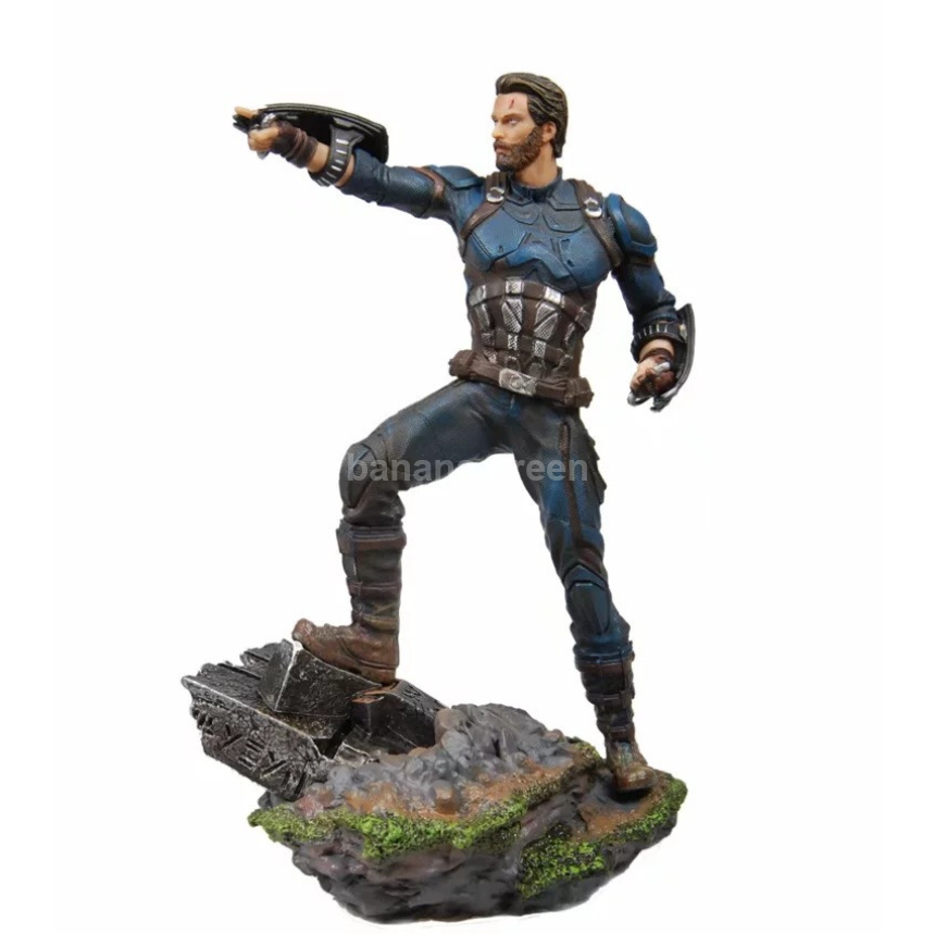 어벤져스 인피니티워 1/10 캡틴아메리카 스테츄