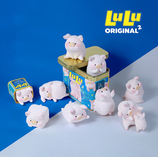 통조림 루루피그 오리지널2 LULU PIG 랜 덤 피규어 블라인드 박스 세트 풀박스 8종