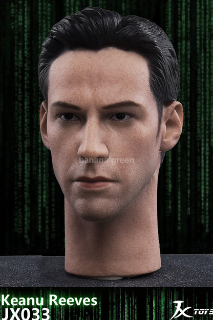 JXTOYS 1/6 매트릭스 네오 키아누리브스 피규어헤드 JX033
