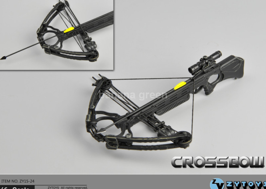 ZYTOYS 크로스보우 석궁 밀리터리 1/6 피규어 루즈 소품 ZY15-24