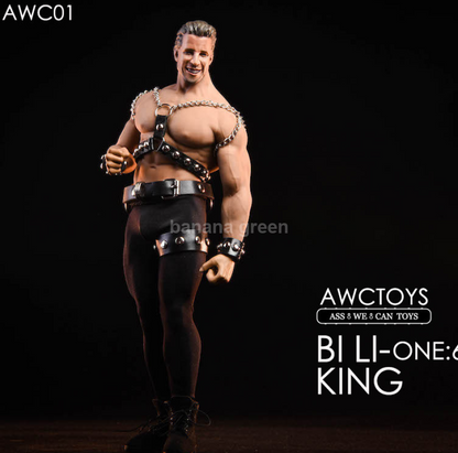 AWCTOYS 1/6 빌리 BI LI KING 피규어 스트롱맨 XG-001