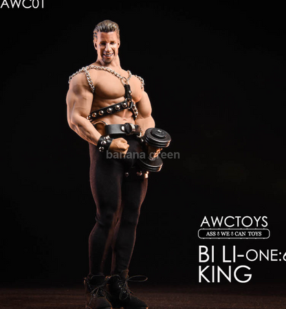 AWCTOYS 1/6 빌리 BI LI KING 피규어 스트롱맨 XG-001