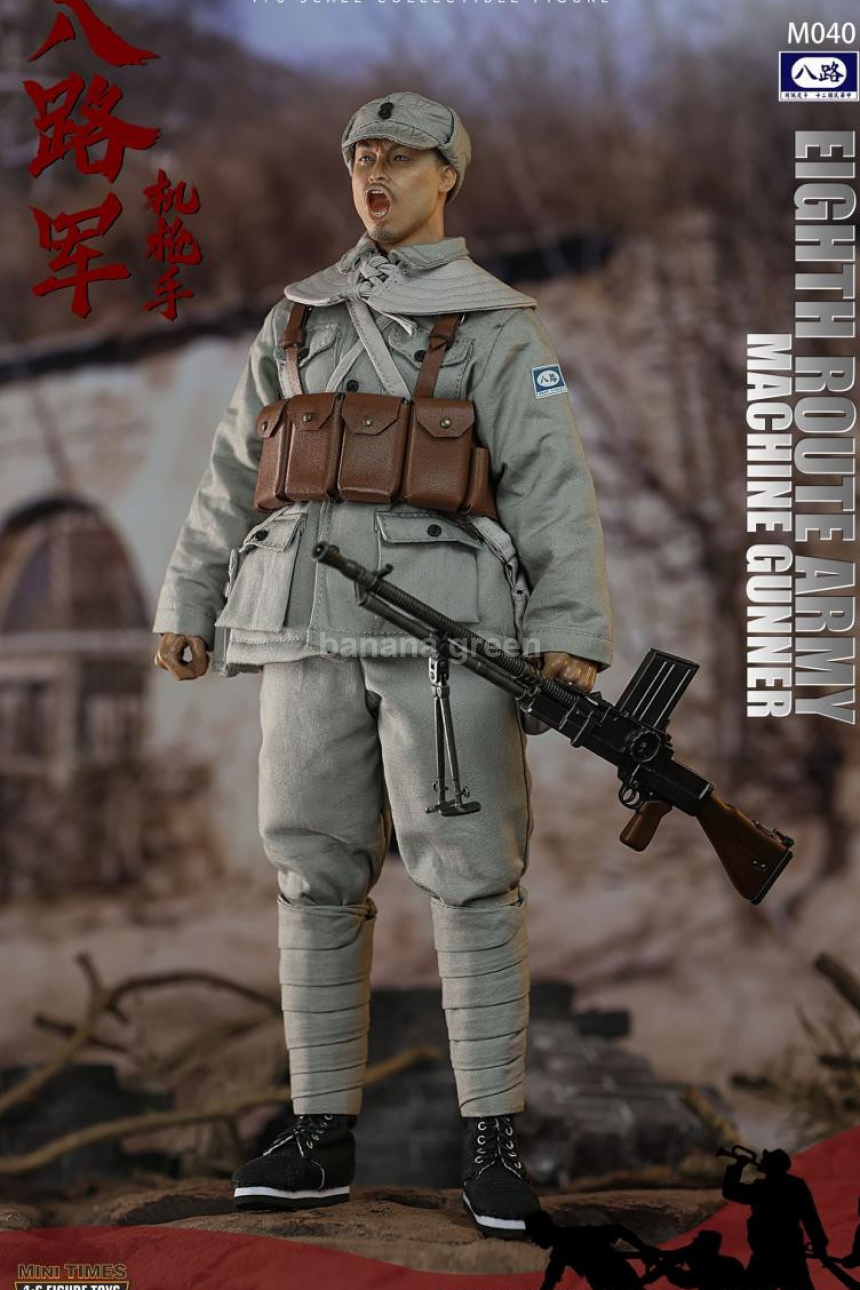 MINITIMES TOYS M040 공산당 팔로군 기관총수 1/6 밀리터리 피규어