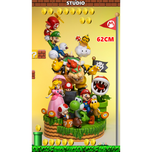 슈퍼마리오(T-STUDIO)-슈퍼 마리오 대집합 Ver. GK 레진 피규어