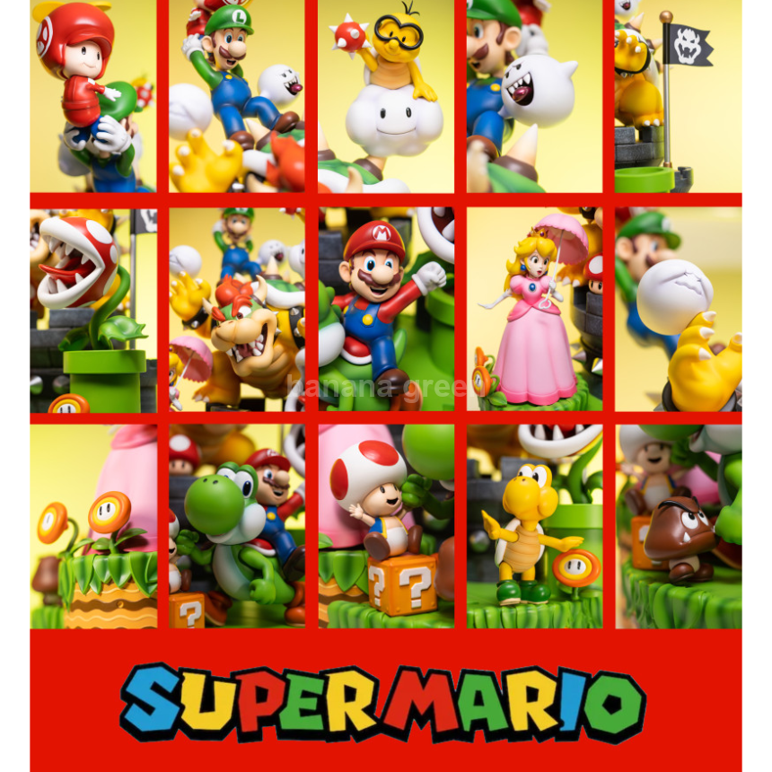 슈퍼마리오(T-STUDIO)-슈퍼 마리오 대집합 Ver. GK 레진 피규어