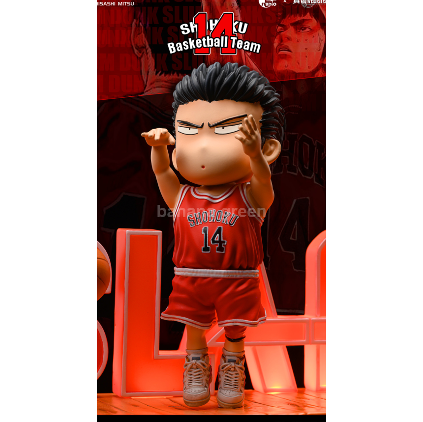 슬램덩크(GZ x ZX-콜라보)-SD 북산고 주전 5인방 강백호 서태웅 송태섭 정대만 채치수 GK 레진 피규어