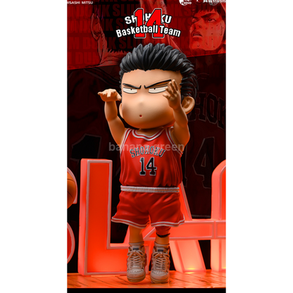 슬램덩크(GZ x ZX-콜라보)-SD 북산고 주전 5인방 강백호 서태웅 송태섭 정대만 채치수 GK 레진 피규어