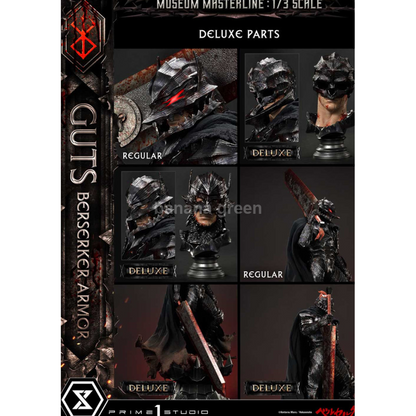 (현물)베르세르크(Prime1 P1S STUDIO) LED 1/3 슈퍼 MMBR-03 일반판 피의 갑주 광전사 가츠 한정판 레진