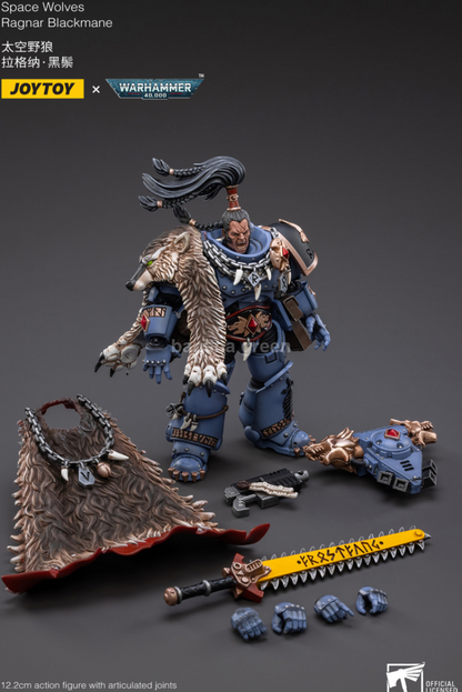 조이토이 워해머 40K 스페이스 울프 라그나르 블랙메인 1/18 액션 피규어