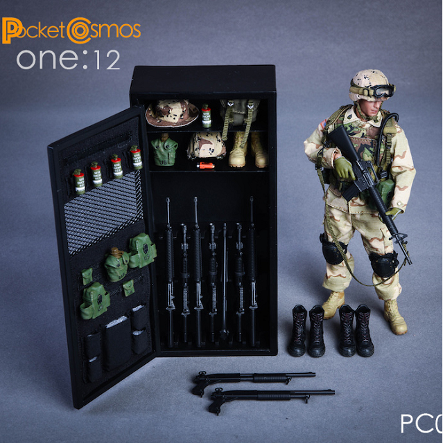 PCTOYS PC007 1/12 무기 보관함