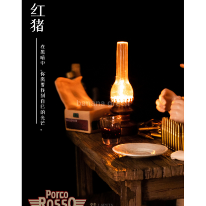 붉은돼지(Laputa STUDIO) BGM 포르코 로소 피오 피콜로 한정판 레진 피규어