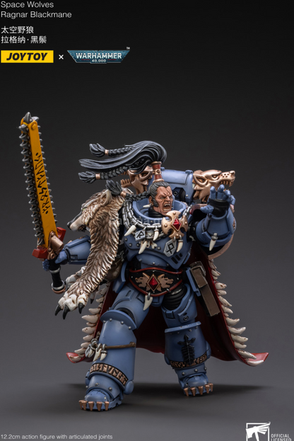 조이토이 워해머 40K 스페이스 울프 라그나르 블랙메인 1/18 액션 피규어