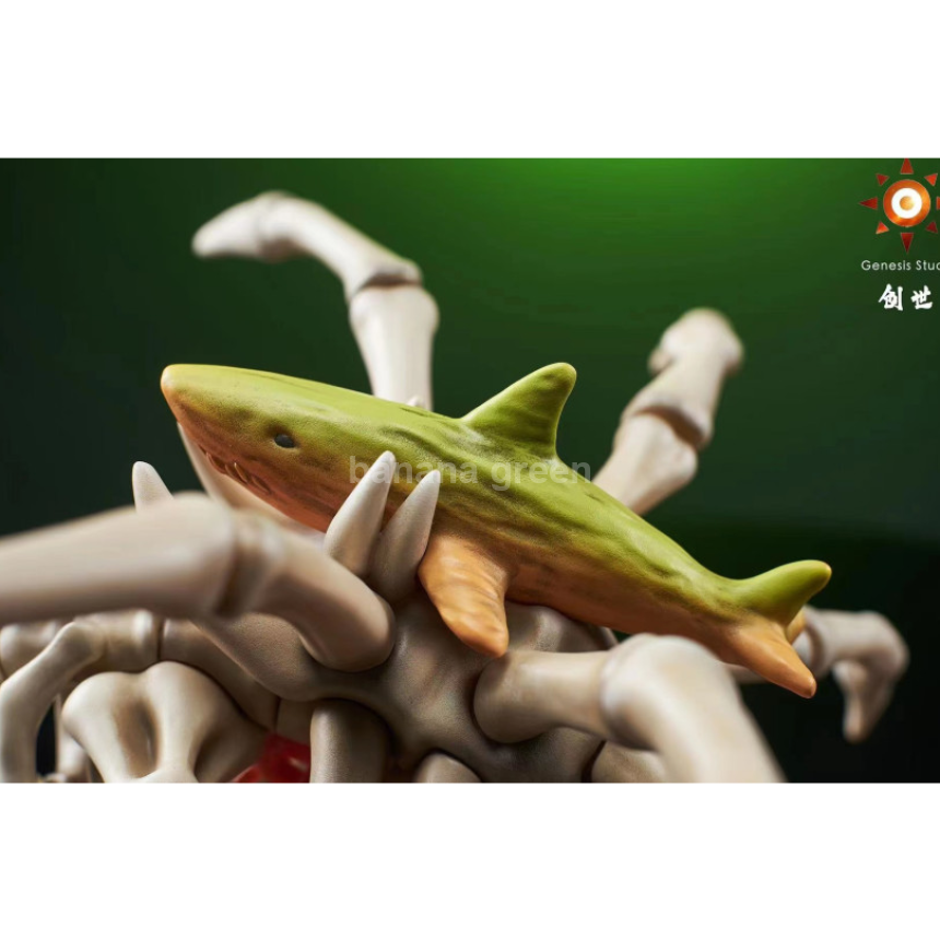 (현물)디지몬어드벤처(Genesis STUDIO) 스컬그레이몬 한정판 레진 피규어