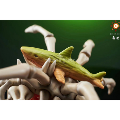 (현물)디지몬어드벤처(Genesis STUDIO) 스컬그레이몬 한정판 레진 피규어