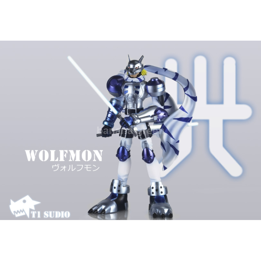 디지몬어드벤처(T1-STUDIO)-디럭스 Ver. 볼프몬(울프몬) 리미티드 GK 레진 피규어