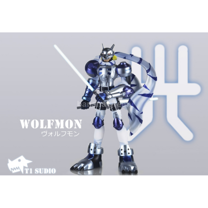 디지몬어드벤처(T1-STUDIO)-디럭스 Ver. 볼프몬(울프몬) 리미티드 GK 레진 피규어