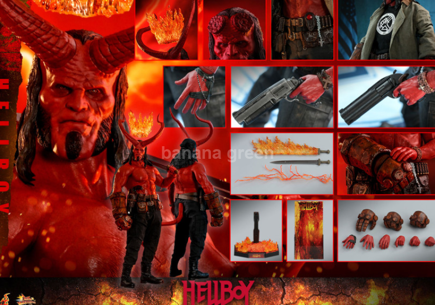 핫토이 헬보이 피규어 1/6 2019버전 HOT TOYS MMS527 HellBoy