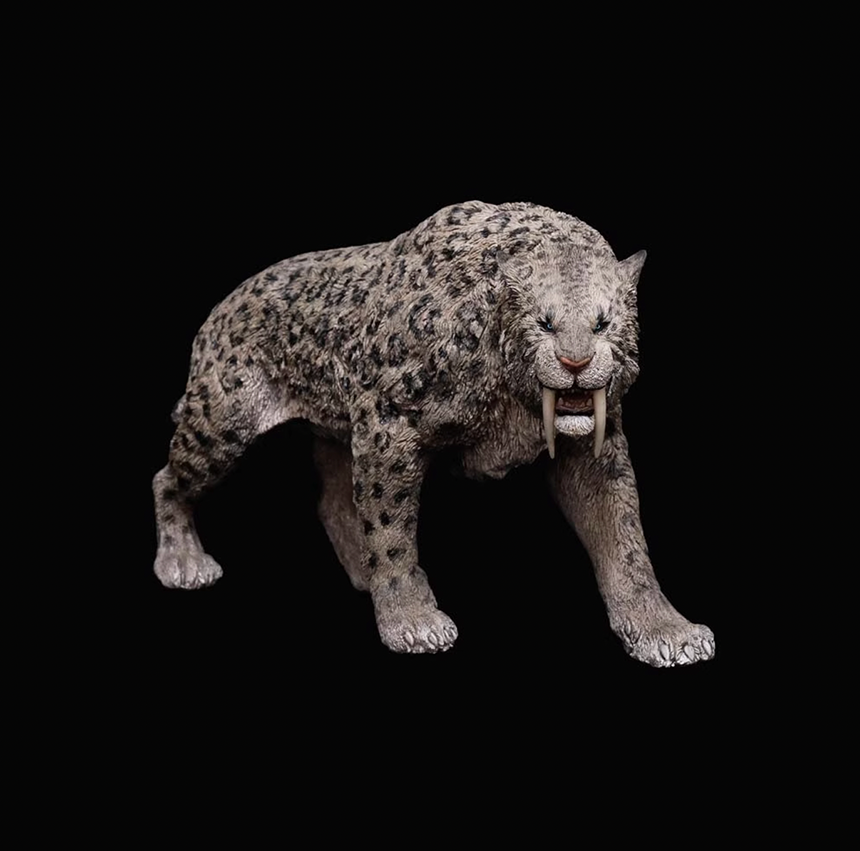 REBOR Rebo Smilodon 길 잃은 고양이 아이스 에이지 고대 생물 고대 고양이 피규어