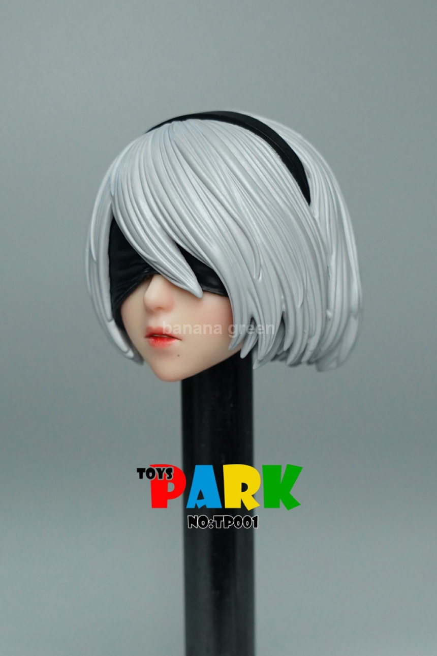 토이즈파크 1/6 니어 오토마타 2B 피규어 헤드 피첸 Toys park TP001