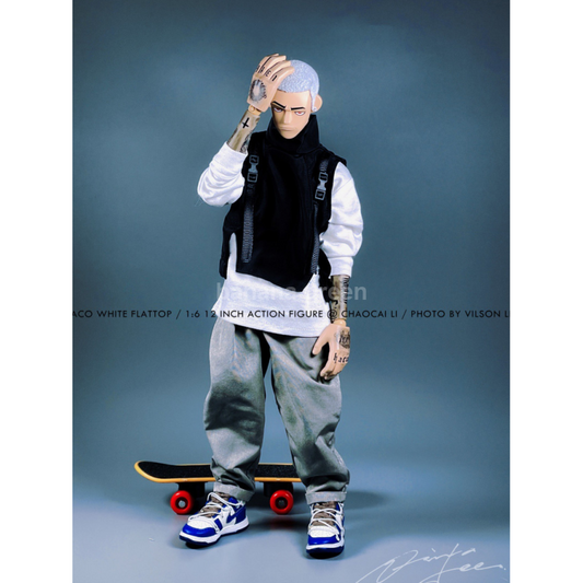 CROW TOYS 터틀넥 조끼 베스트 1/6 피규어 의상