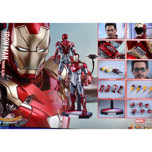 핫토이 HOTTOYS MMS427 스파이더맨 홈커밍 아이언맨 마크47 다이캐스트 피규어