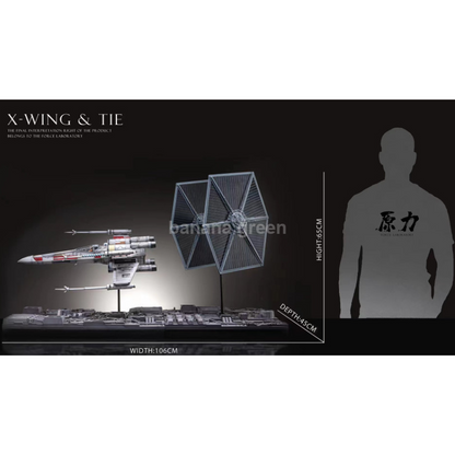 (현물)스타워즈(ForceLaboratory STUDIO) 1/24 X-Wing X-윙 스타파이터 Tie 타이파워터 한정판 레진