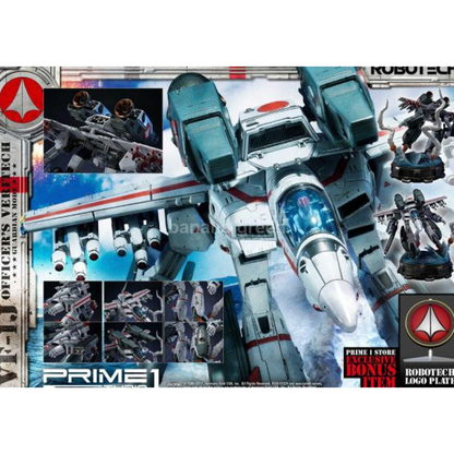 마크로스(Prime1(프라임원,P1S)-STUDIO)-LED VF-1J 발키리 이치죠 히카루 탑승기 거워크 형태 Ver. GK