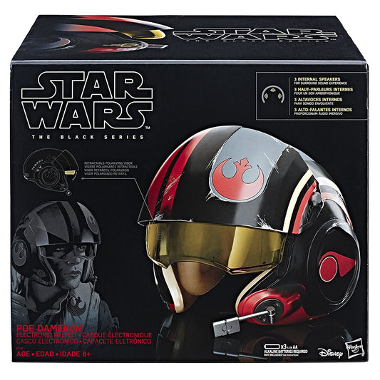 스타워즈 엑스윙 파일럿 헬멧 (포 다메론) Star Wars The Black Series Poe Dameron Electronic X-Wing