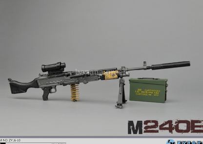 ZYTOYS 1/6 M240 기관총 밀리터리 소품 루즈