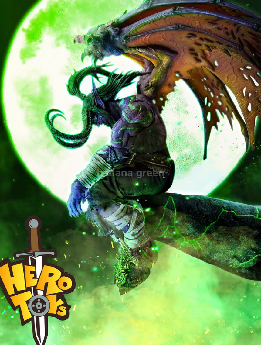 HERO TOYS 워크래프트 일리단 1/10 피규어