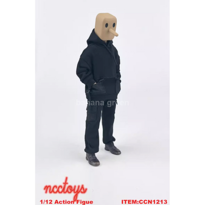 NCCTOYS CCN1213 피규어 캐쥬얼 상 하의 의상 커스텀 루즈 1/12
