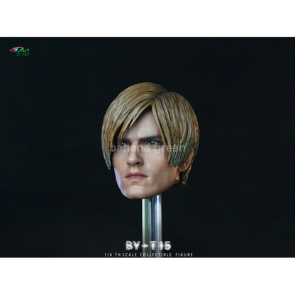 BY-ART BY-T15 레지던트이블 Re4 레온 피규어 헤드 커스텀 루즈 1/6