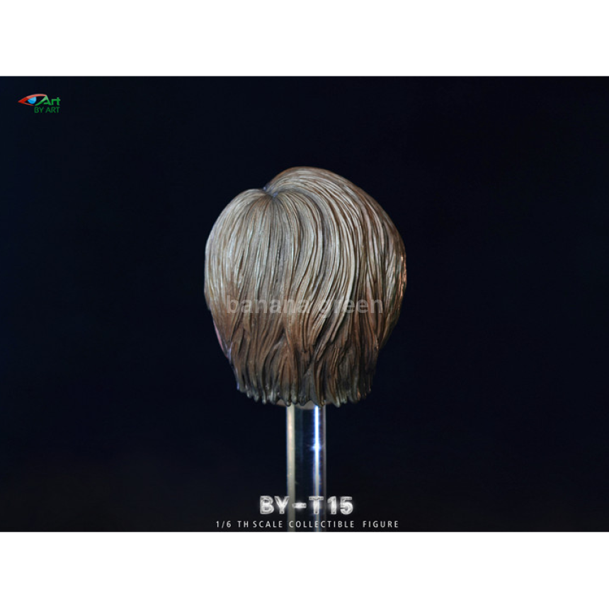 BY-ART BY-T15 레지던트이블 Re4 레온 피규어 헤드 커스텀 루즈 1/6